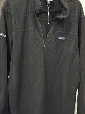 Patagonia Black Half-Zip Fleece Pullover